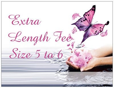 Extra Length Fee for Sizes 5T to 6X