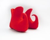 Felted adult size slippers GNOME SHOES