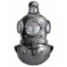 Deep Sea Diving Helmet Nautical Vintage Style Print