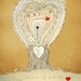 Love tree custom art print - poster 12x16 inch