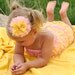 Petti Romper - Light Pink and Yellow Petti Romper