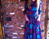 Smitten 1980's floral dress