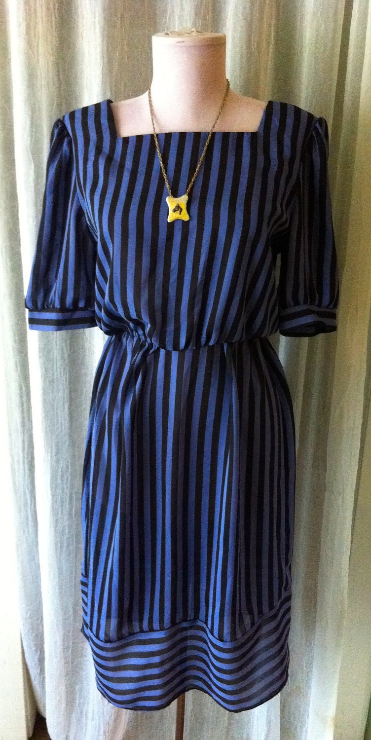 Sale 50% off of 30. Darling Stripe Maggie Dress