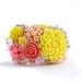 Cuff Bracelet - Vintage Kitchen Cuff in Yellows, Corals and Pinks