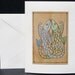Celtic Fish Card - Wood Pyrography - Note Card