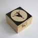 Ballerina trinket box - wood pyrography - jewelry box