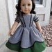 RESERVED for MissMarsha - 2 Black and White Gingham 1850s Summer Dresses