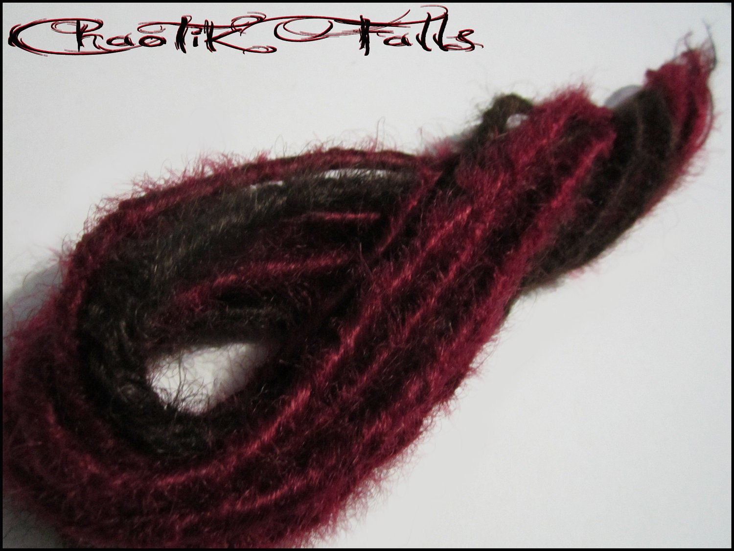 ON SALE Auburn Red and Brown Synthetic Dreads
