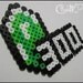Pixel Art Zelda Green Rupees Perler Beads