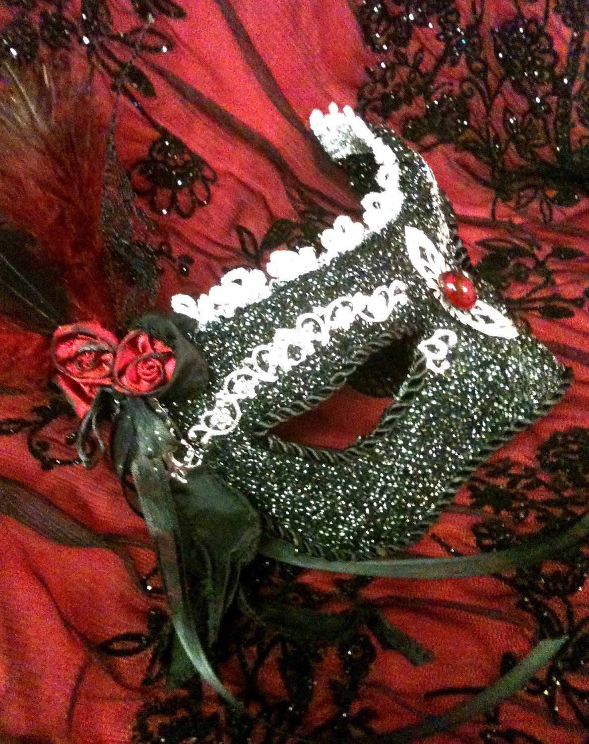 Mistress Black Rose  / Venetian Style Mask