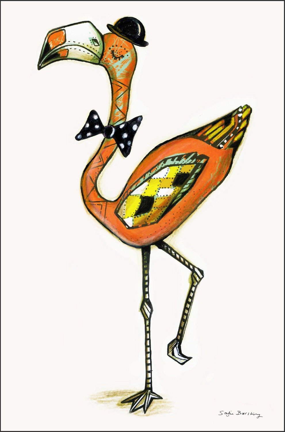 Mister Flamingo Poster