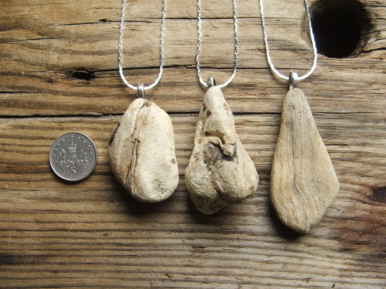 Wholesale Lot of Natural Driftwood Pendants. Simple and Stunning.