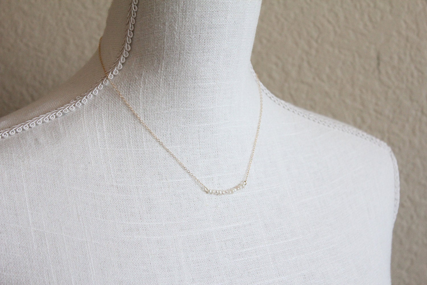 Pearl Bar Necklace