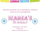 Fiesta Party Invitation Papel Picado Baby Shower, Birthday, Bridal Shower - DIY Printable Il_170x135