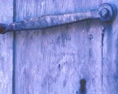 Purple & Blue Abstract Door - 20"x30" ready to hang deep gallery wrapped giclée print
