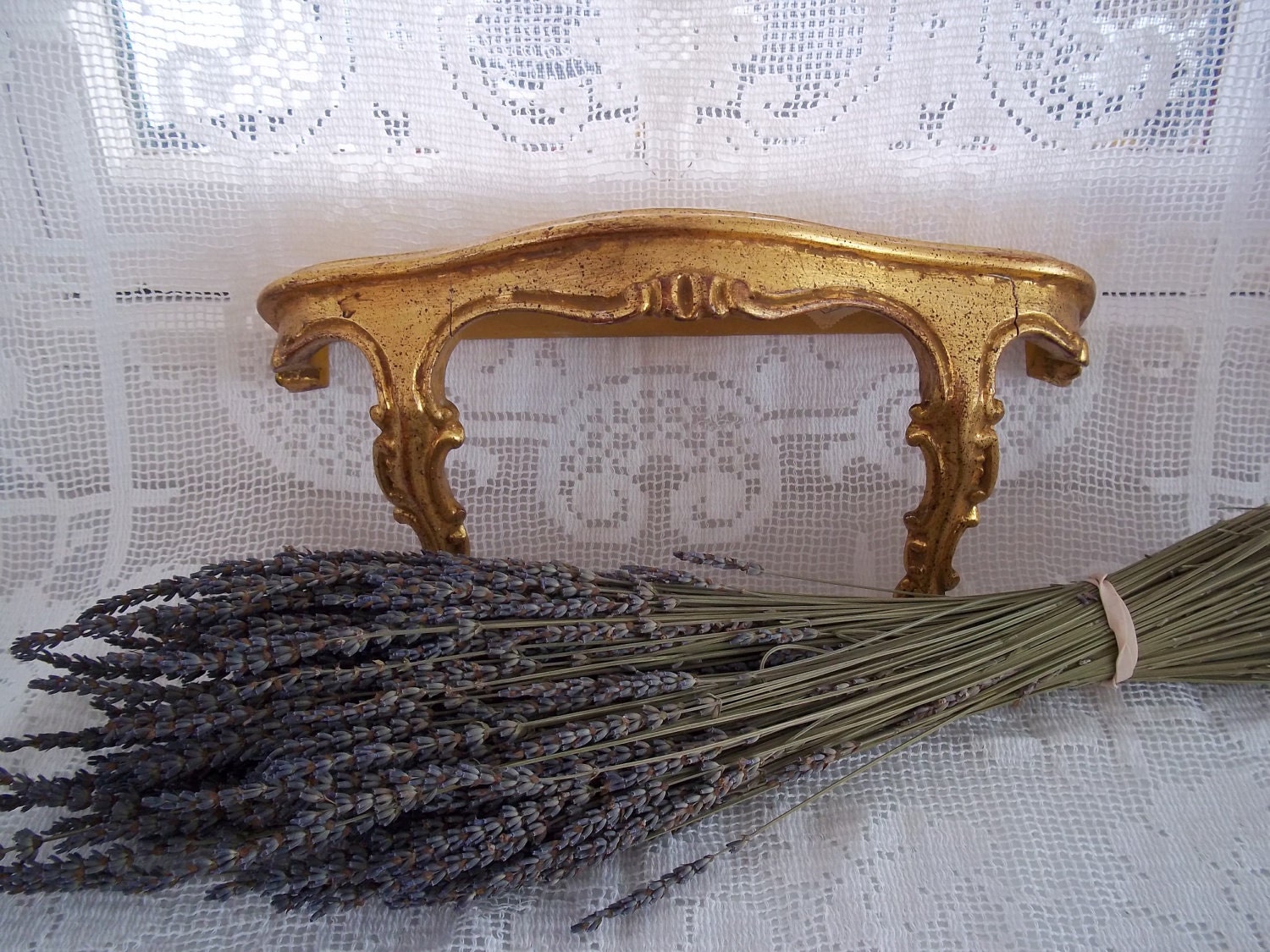 Italian Florentine Wall Shelf