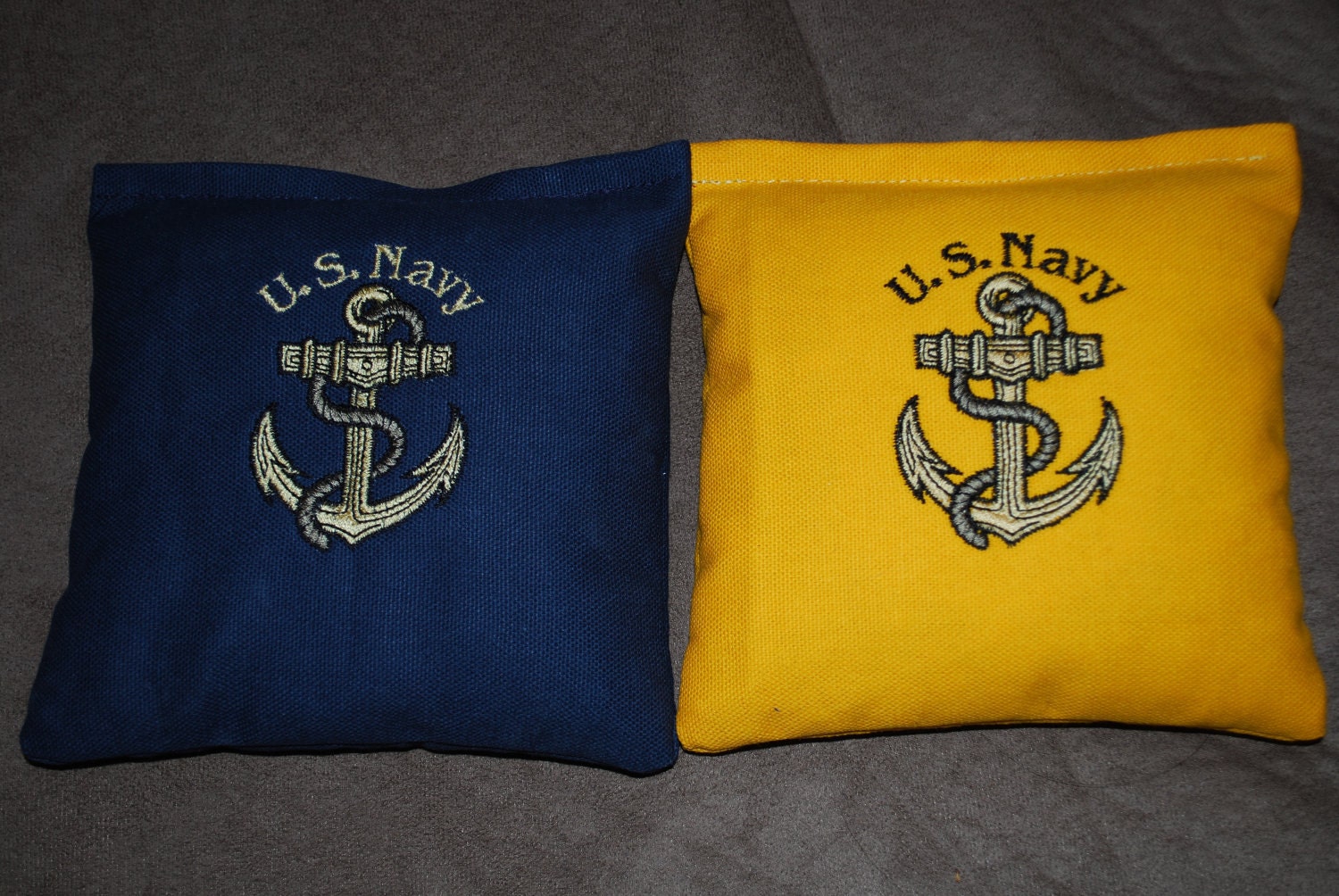 U.S. Navy embroidered Cornhole Bags 8 bags