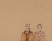 John and Betty Diggle (Original Drawing)