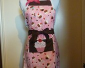 Adult size womens Hostess Cupcake apron  XS to Plus sizes