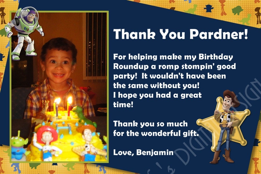 Toy Story Birthday Invitation Woody, Buzz Lightyear and Jesse Photo Option Customizable Printable