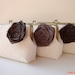 Custom bridesmaid gift with Set of 3 botanical Wedding Clutches or You Choose Lining, Flower, and Personalization