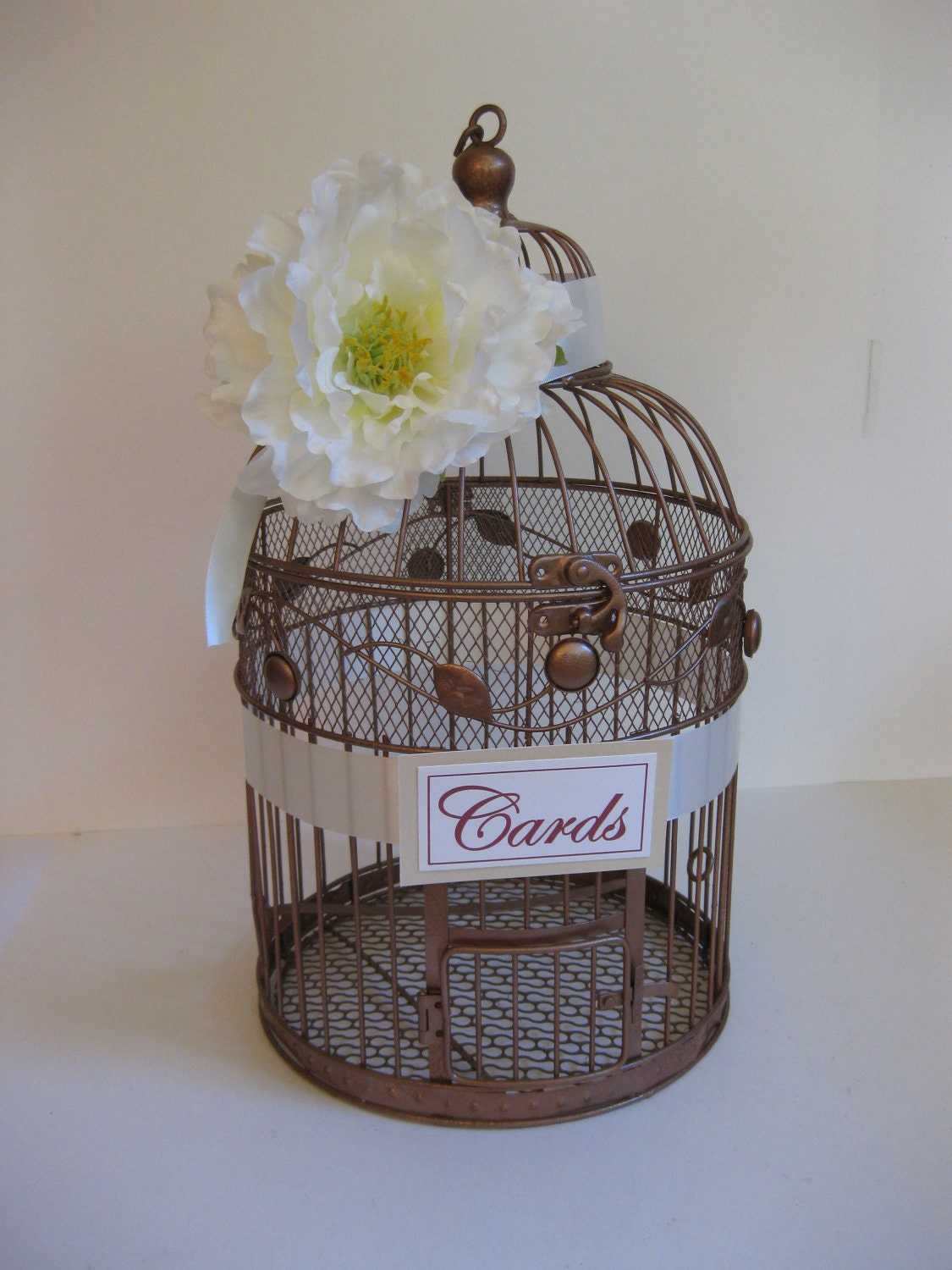 Items similar to LARGE VINTAGE style bird cage wedding