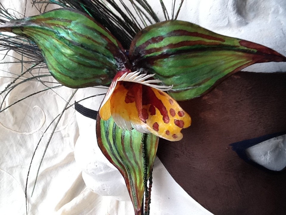 Green Orchid Mask