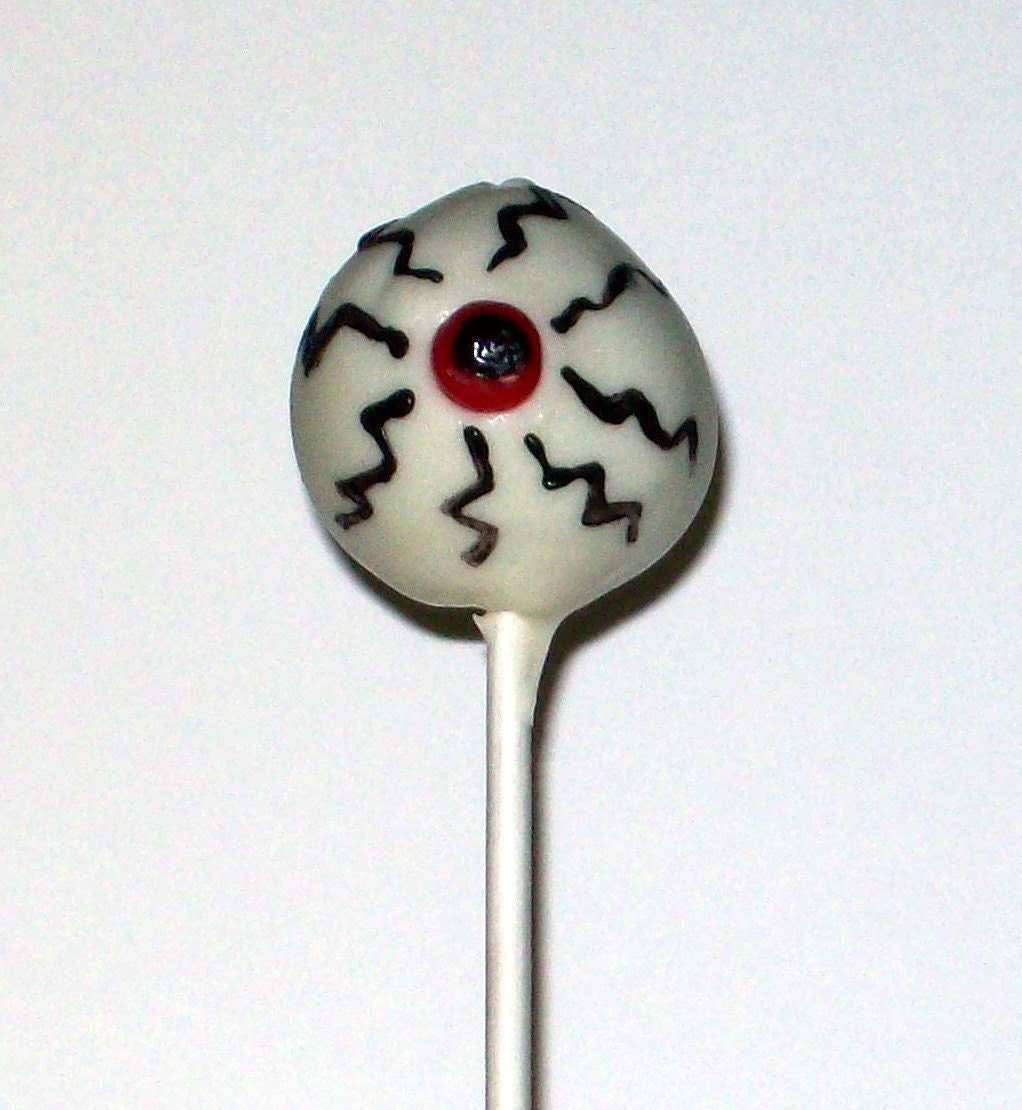 Cake Pop Spooky Eyeball favors giveaways party decor