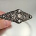 HadarVintage Turkmenian 22K gold Old Cut Diamonds & Silver Bracelet  (EB310)