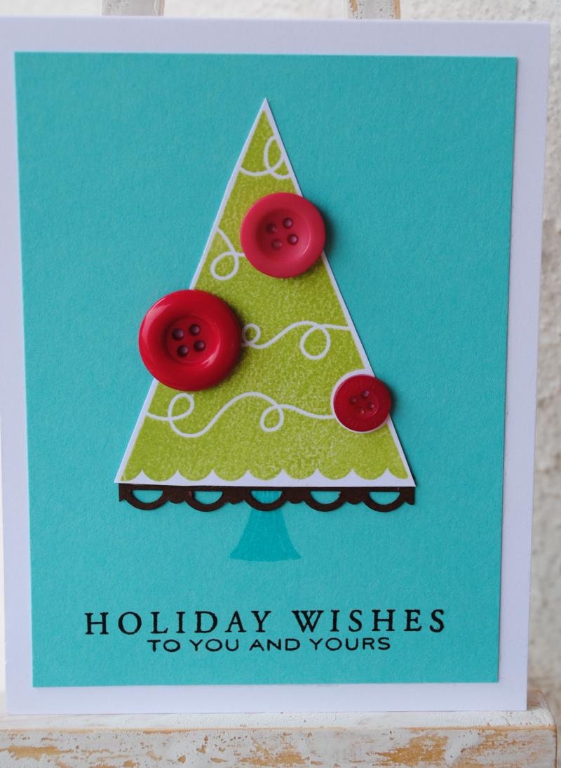 Oh Christmas Tree - Set of 4 Handmade Christmas Cards