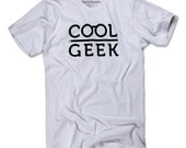 Cool Geek T-Shirt - White - American Apparel