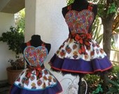 Sale......The Enchanted Corazones Mother Daughter Aprons