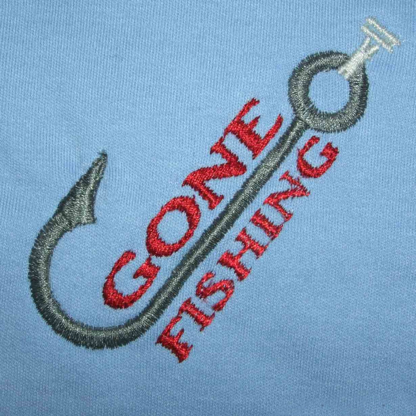 gone fishing machine embroidery design by EmbroideredbyMelissa