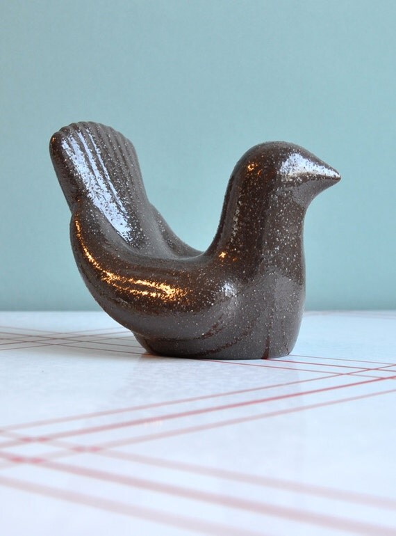 RESERVED Retro Bird Candle Holder