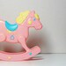 Barbie Doll Rocking Horse Mattel Heart Family 1984