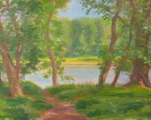Path to the River- landscape