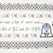 A Tale of Woe - R2D2 and C3PO - Star Wars Inspired PDF Cross Stitch Pattern - instant download