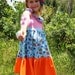 RESERVED for Connie Size 7/8/10 Southern Diamond Ruffle Dress
