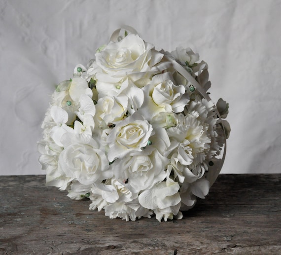 Pomander kissing ball wedding silk flower by