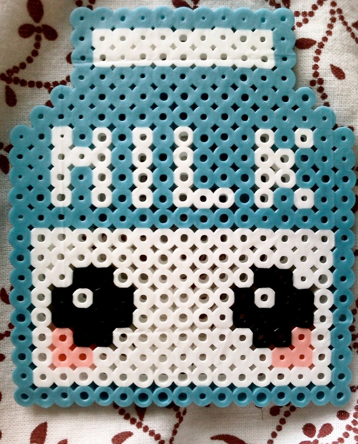 Milk kawaii hama perler beads | Hama beads | Pinterest