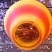 Vintage Blendo Bowl Glass Bowl Orange and Yellow Vintage Glass