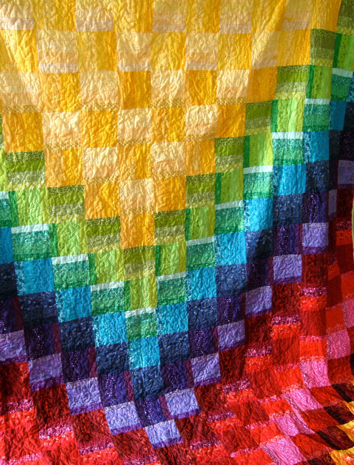 The Good Life Rainbow Queen Quilt