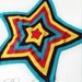 Custom order star baby afghan in your choice of colors