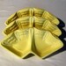 Vintage Lemon Yellow Maddux of Cal 3171 Set of Three Serving Dishes - Nice Leaf Detail
