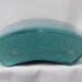 Vintage Aqua Ceramic Four Sided Arched Vase - Really Rightfully Retro