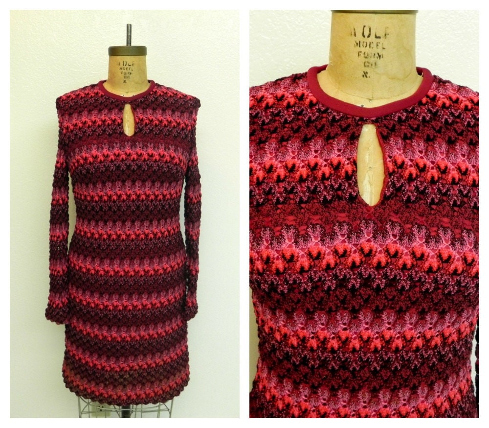 60s missoni inspired dress