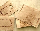 Vintage Envelope and Card -  Weddings, Thank you, Save the Date, Messages - 20 pieces