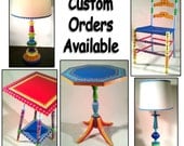 Hand Painted Furniture- Wild and Crazy Custom Made to order