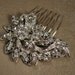 Crystal Hair Clip, Rhinestone Bridal Hair comb Vintage Hair Brooch Wedding Jewel Comb Classic Wedding Hair Accessories - Ready to Ship