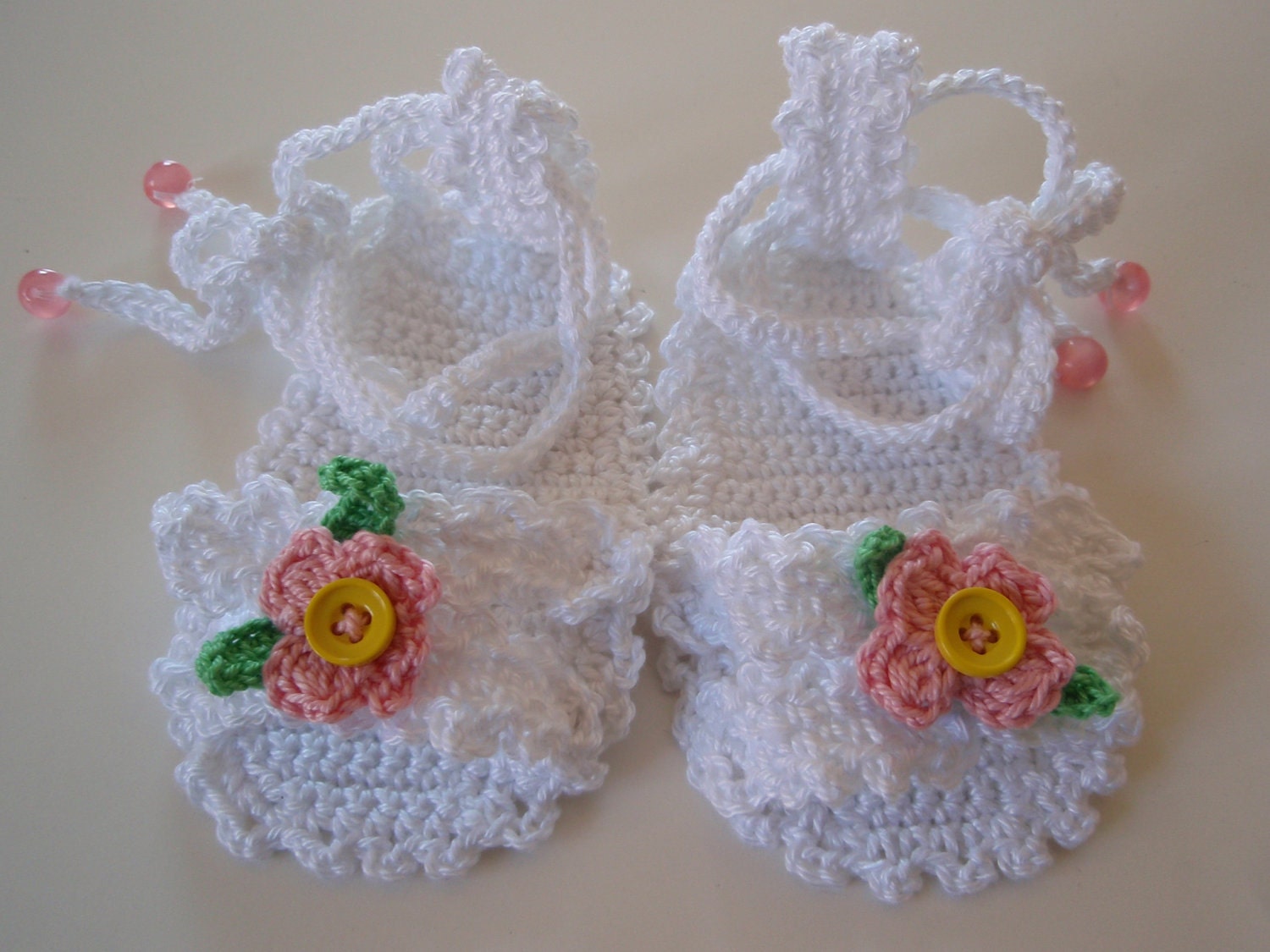PDF Pattern Crochet Baby Sandals 36 Months Free by lallehandmade